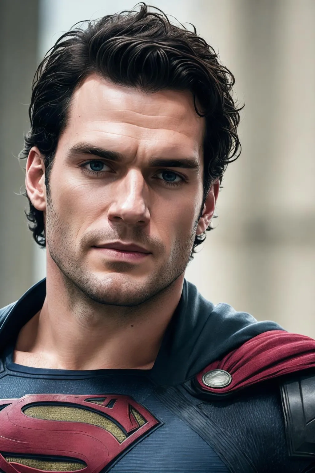 Stunning image of Henry Cavill, a highly sophisticated AI character.